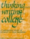 Thinking and Writing in College Cover